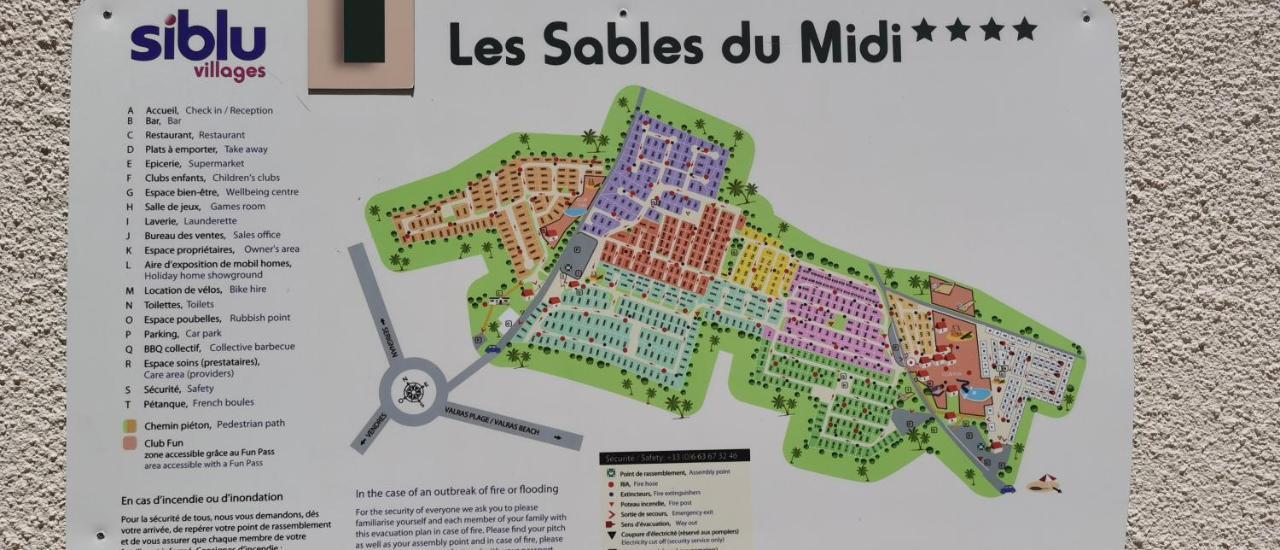 Les Sables Du Midi Hotel วัลราส์-ปลาจ ภายนอก รูปภาพ