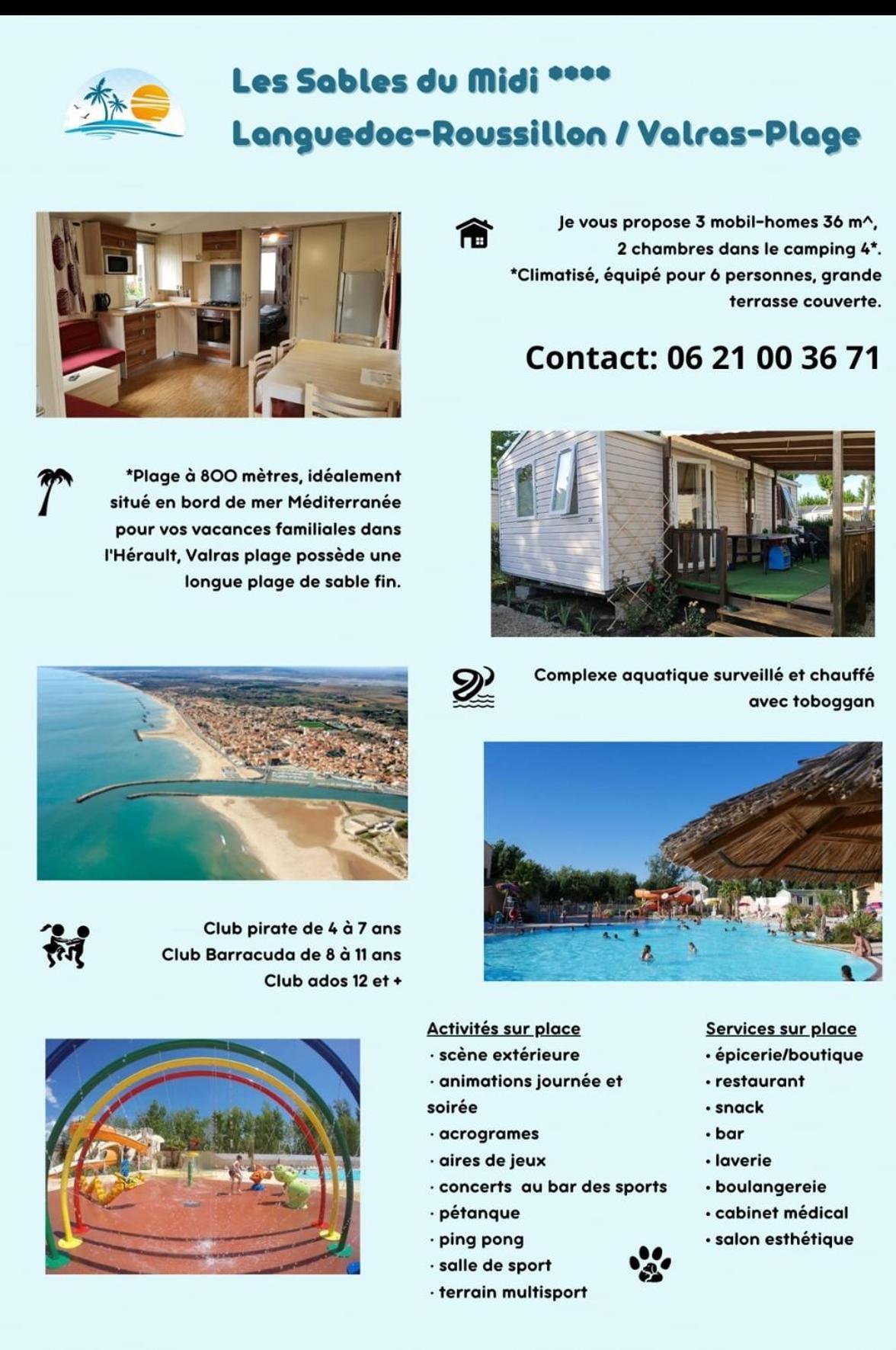 Les Sables Du Midi Hotel วัลราส์-ปลาจ ภายนอก รูปภาพ